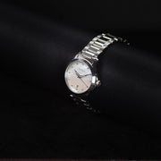 Luxury watch (YA126542): watch face angled view right zoomed out